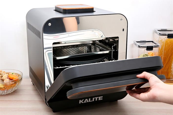 Lò chiên không dầu kết hợp hấp Kalite STEAM PRO 15 lít